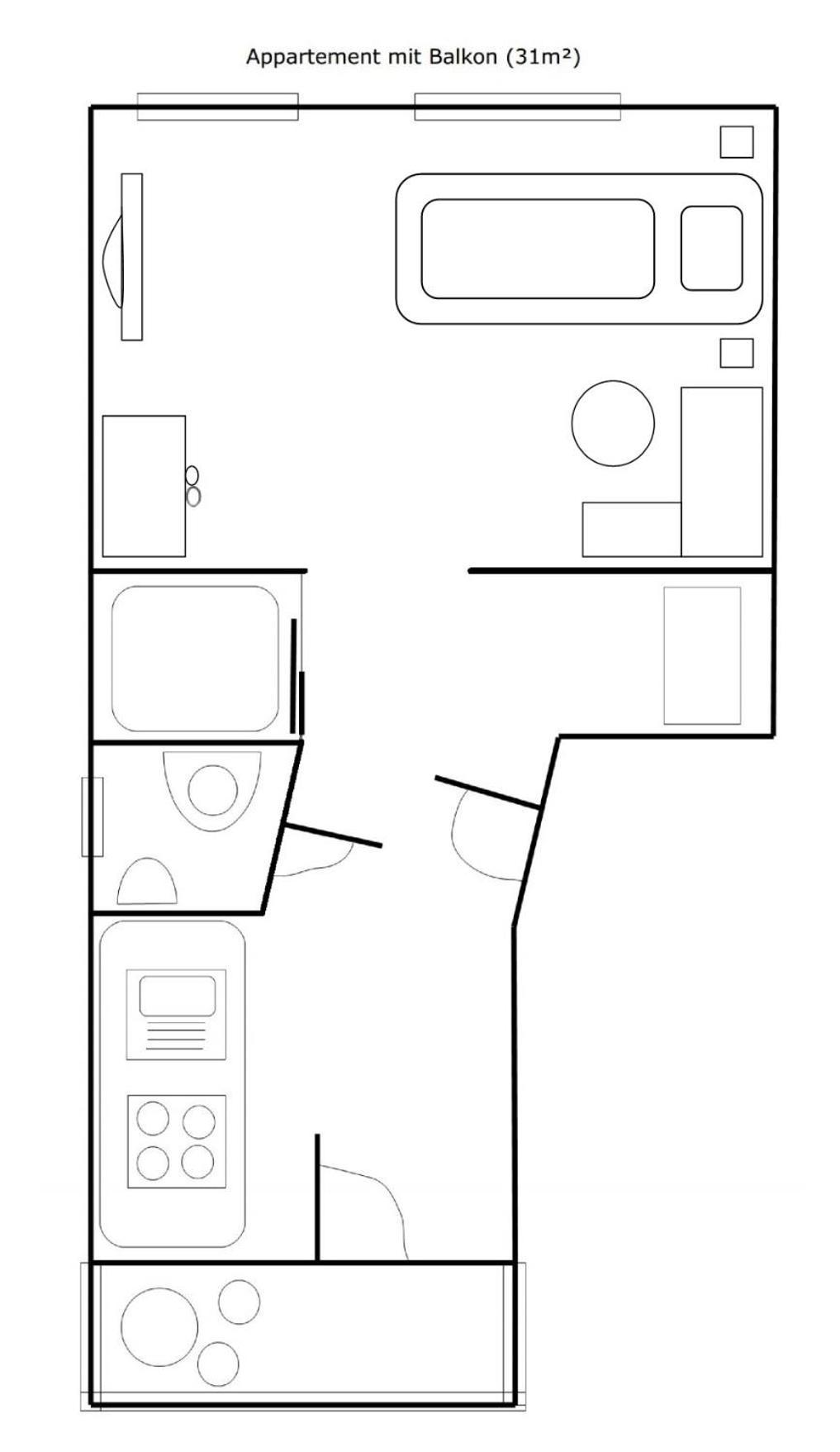 Citywohnung Halle  Zimmer foto